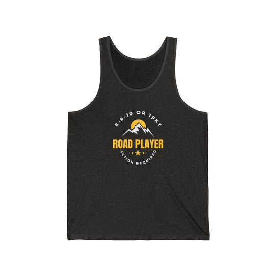 Road Player - Action Required - Unisex Tank Top - BFLY BILLIARDS
