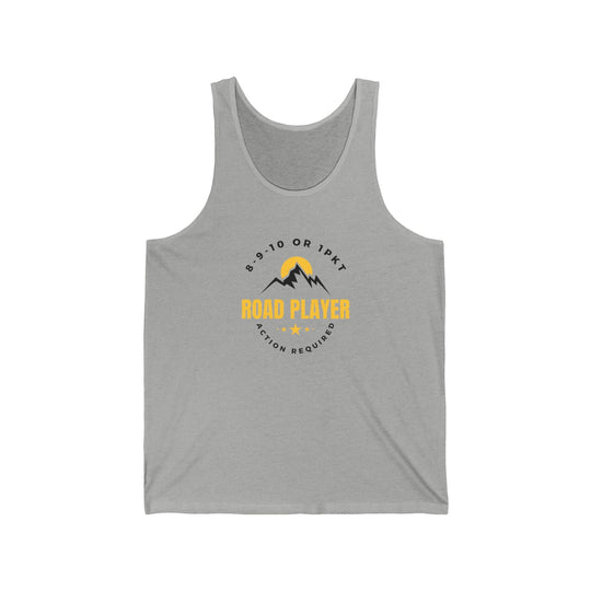 Road Player - Action Required - Unisex Tank Top - BFLY BILLIARDS