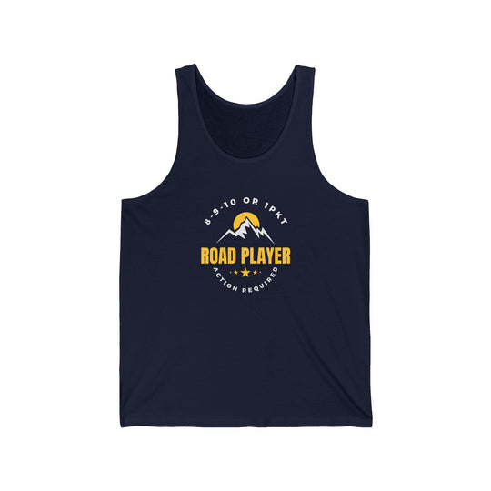 Road Player - Action Required - Unisex Tank Top - BFLY BILLIARDS