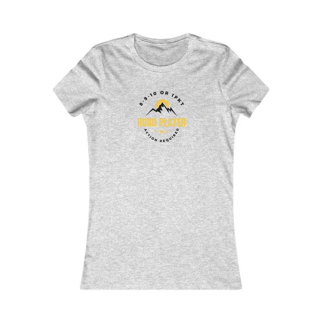 Road Player - Action Required - Women's Fitted Tee - BFLY BILLIARDS