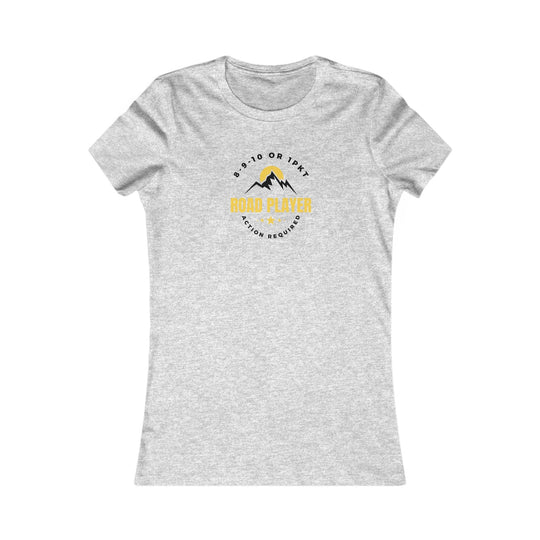 Road Player - Action Required - Women's Fitted Tee - BFLY BILLIARDS