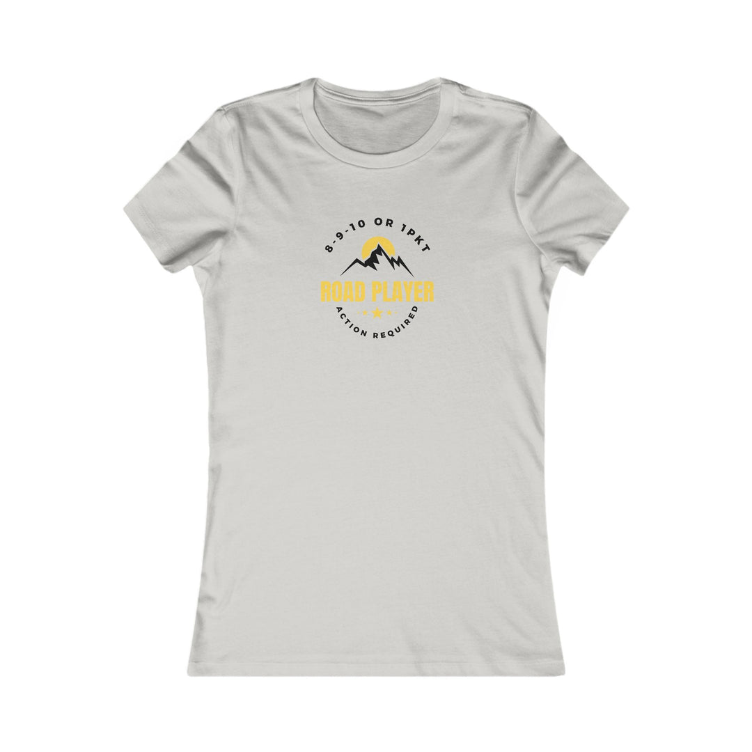 Road Player - Action Required - Women's Fitted Tee - BFLY BILLIARDS