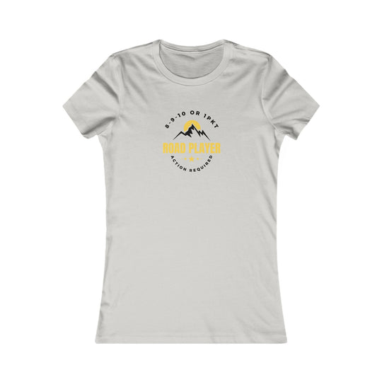 Road Player - Action Required - Women's Fitted Tee - BFLY BILLIARDS
