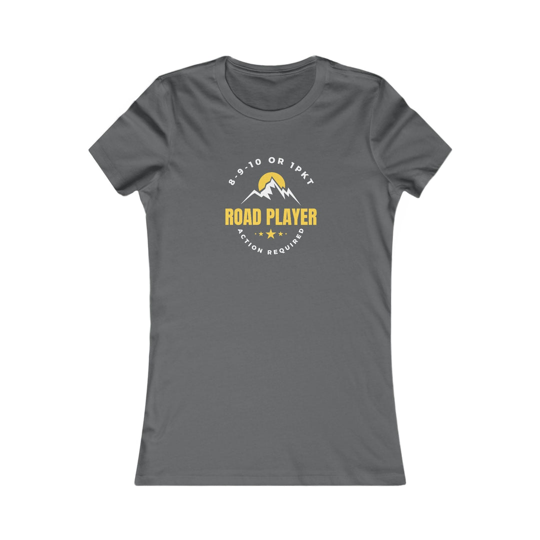 Road Player - Action Required - Women's Fitted Tee - BFLY BILLIARDS