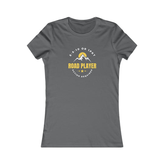Road Player - Action Required - Women's Fitted Tee - BFLY BILLIARDS