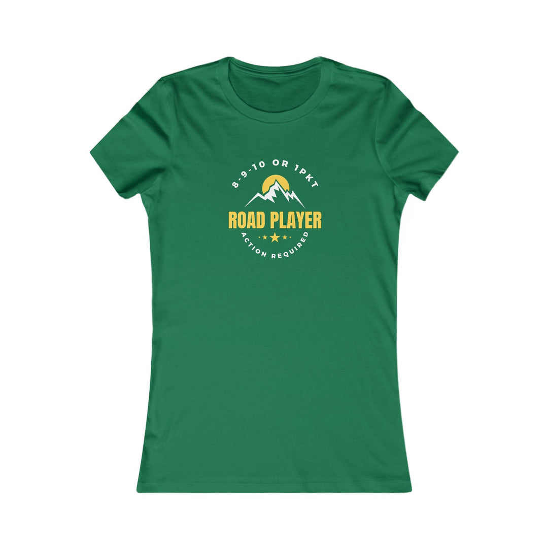 Road Player - Action Required - Women's Fitted Tee - BFLY BILLIARDS