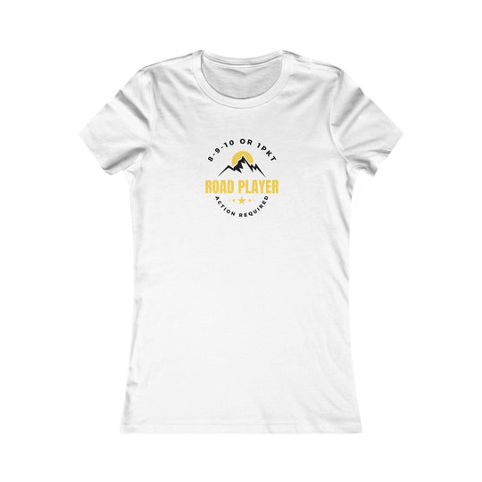 Road Player - Action Required - Women's Fitted Tee - BFLY BILLIARDS