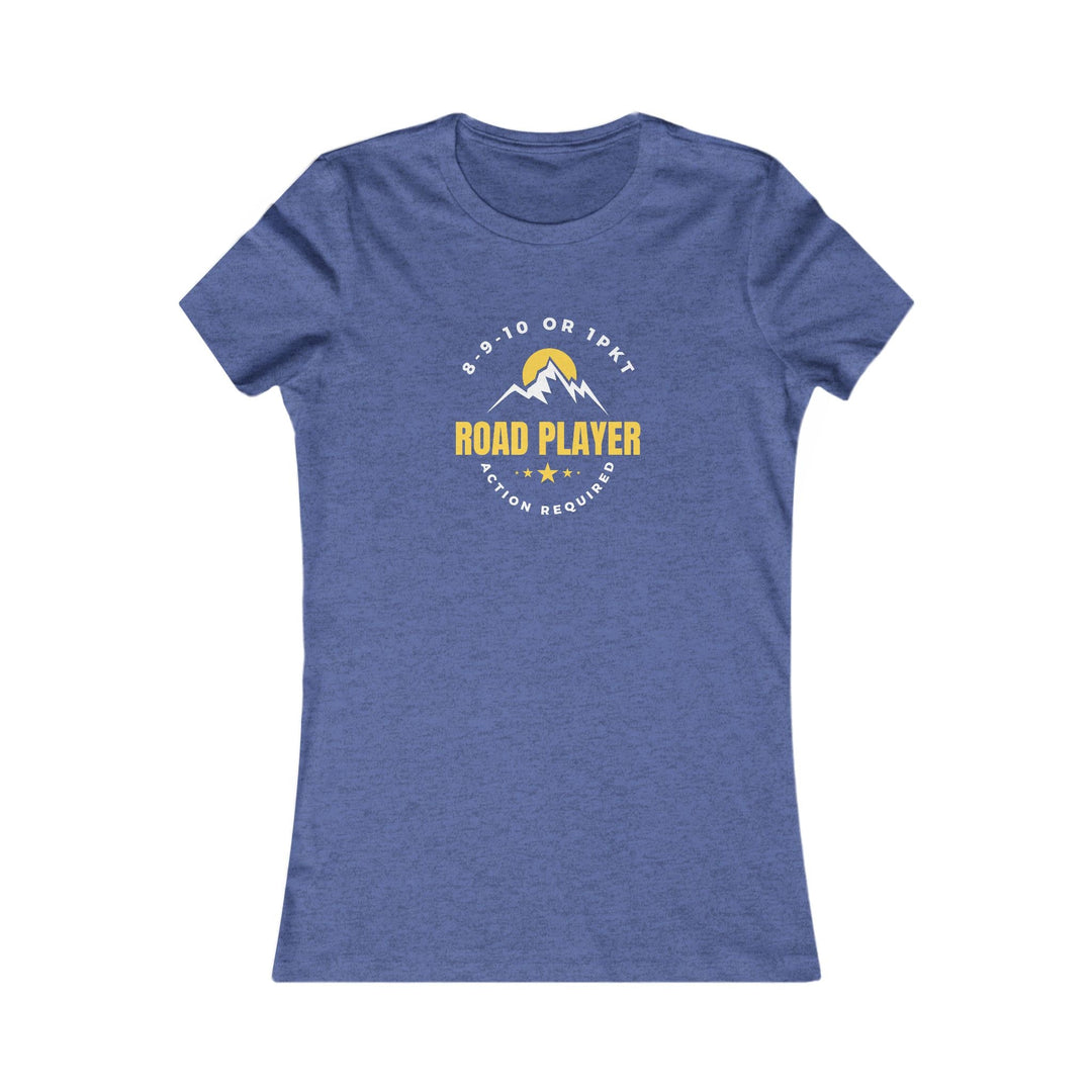 Road Player - Action Required - Women's Fitted Tee - BFLY BILLIARDS