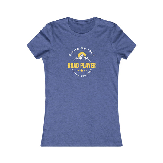 Road Player - Action Required - Women's Fitted Tee - BFLY BILLIARDS