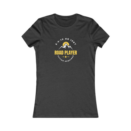 Road Player - Action Required - Women's Fitted Tee - BFLY BILLIARDS