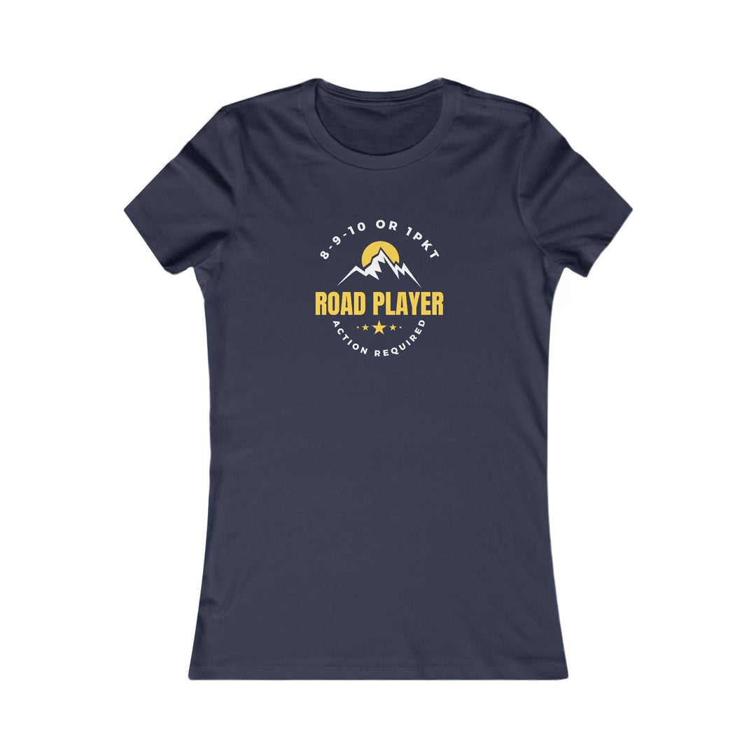Road Player - Action Required - Women's Fitted Tee - BFLY BILLIARDS
