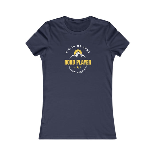 Road Player - Action Required - Women's Fitted Tee - BFLY BILLIARDS