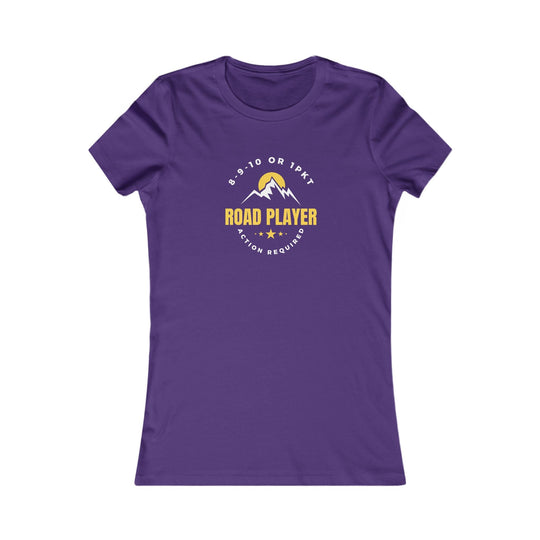 Road Player - Action Required - Women's Fitted Tee - BFLY BILLIARDS