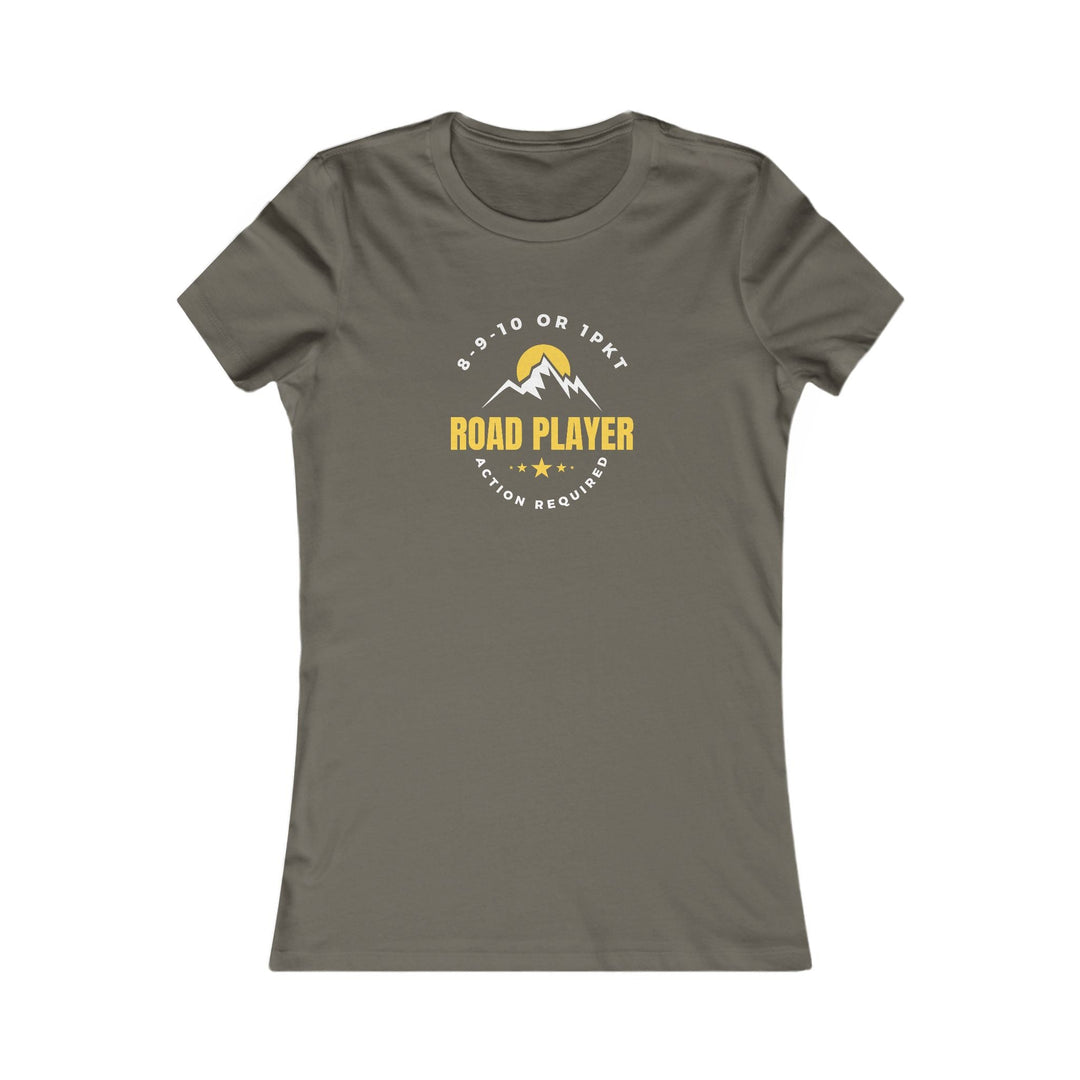 Road Player - Action Required - Women's Fitted Tee - BFLY BILLIARDS