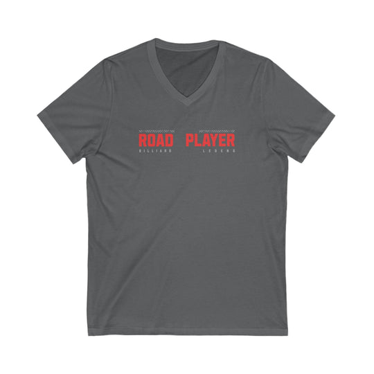 Road Player - Billiard Legend - Unisex V - Neck Tee - BFLY BILLIARDS