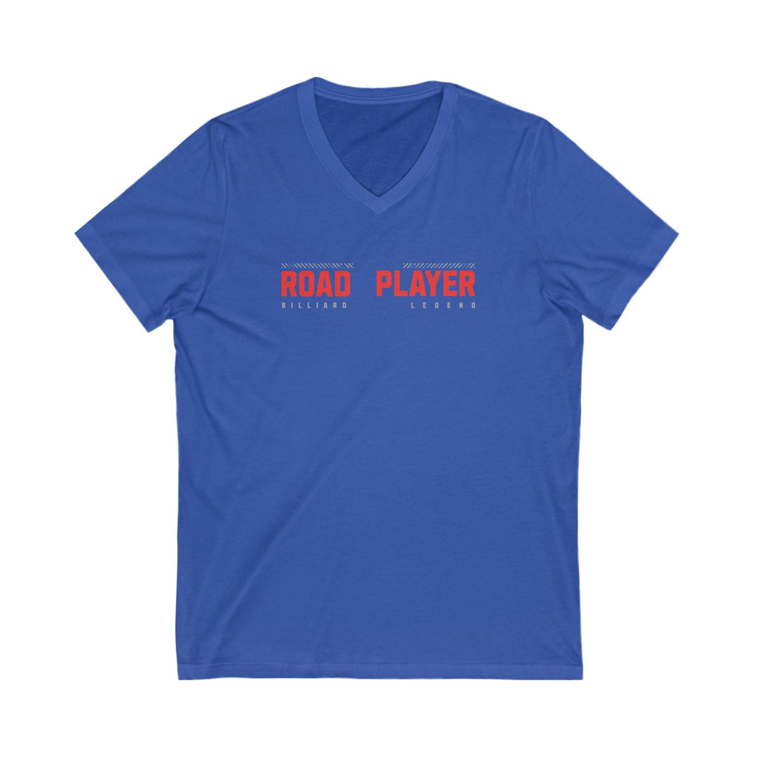 Road Player - Billiard Legend - Unisex V - Neck Tee - BFLY BILLIARDS