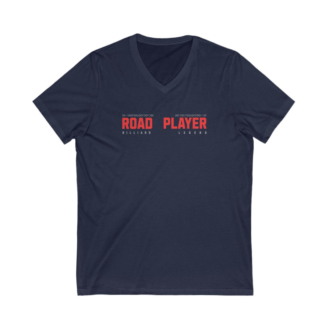 Road Player - Billiard Legend - Unisex V - Neck Tee - BFLY BILLIARDS
