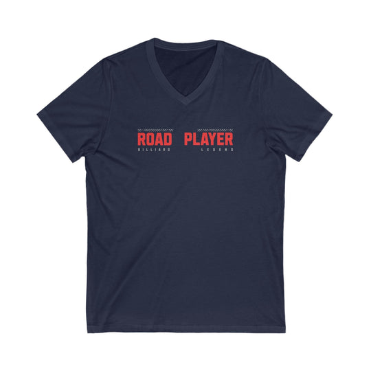 Road Player - Billiard Legend - Unisex V - Neck Tee - BFLY BILLIARDS