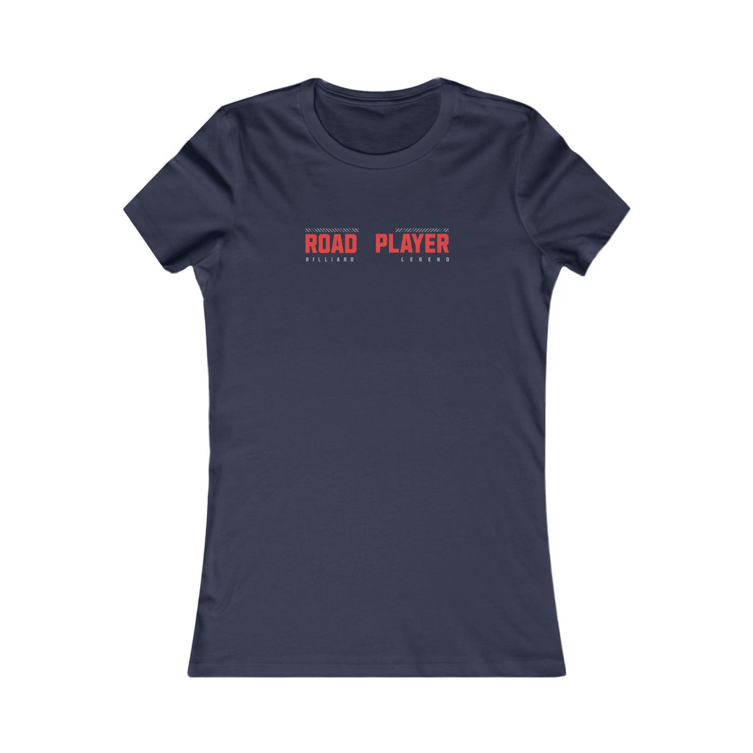 Road Player - Billiard Legend - Women's Fitted Tee - BFLY BILLIARDS