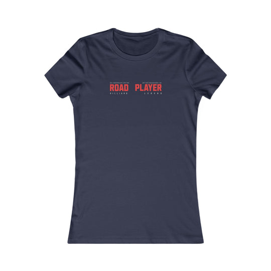 Road Player - Billiard Legend - Women's Fitted Tee - BFLY BILLIARDS