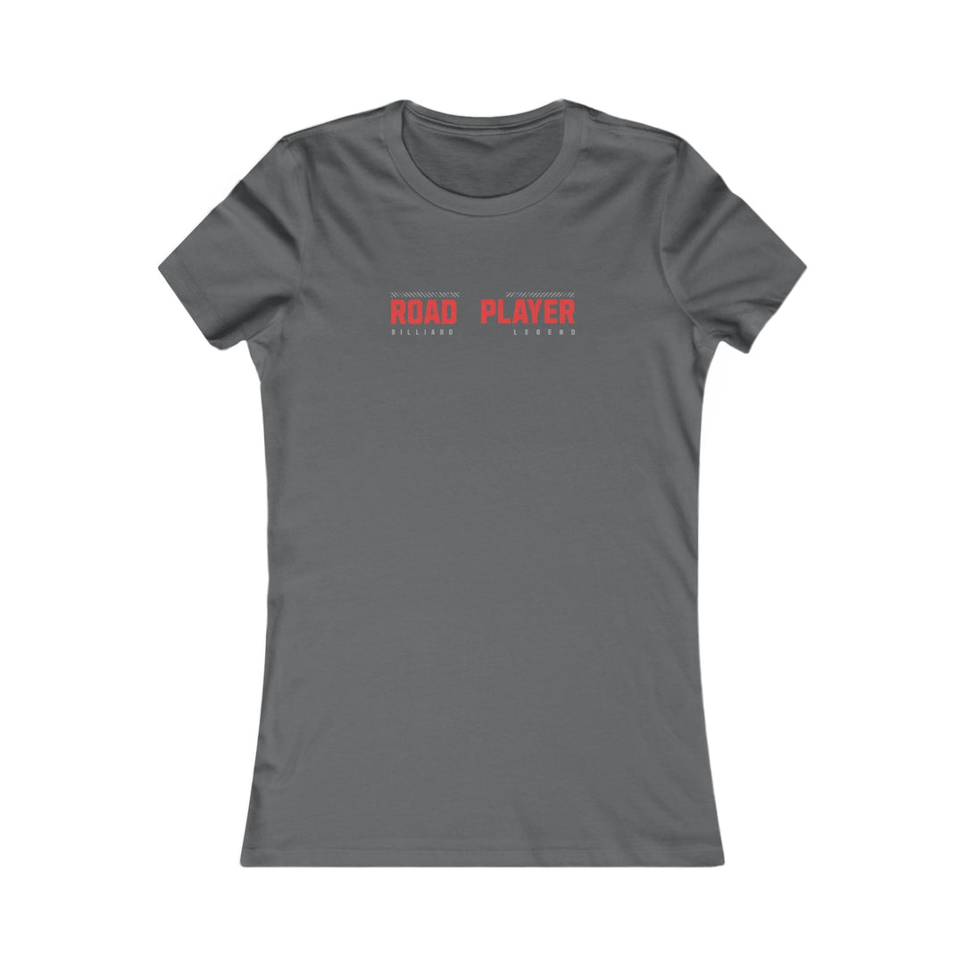 Road Player - Billiard Legend - Women's Fitted Tee - BFLY BILLIARDS