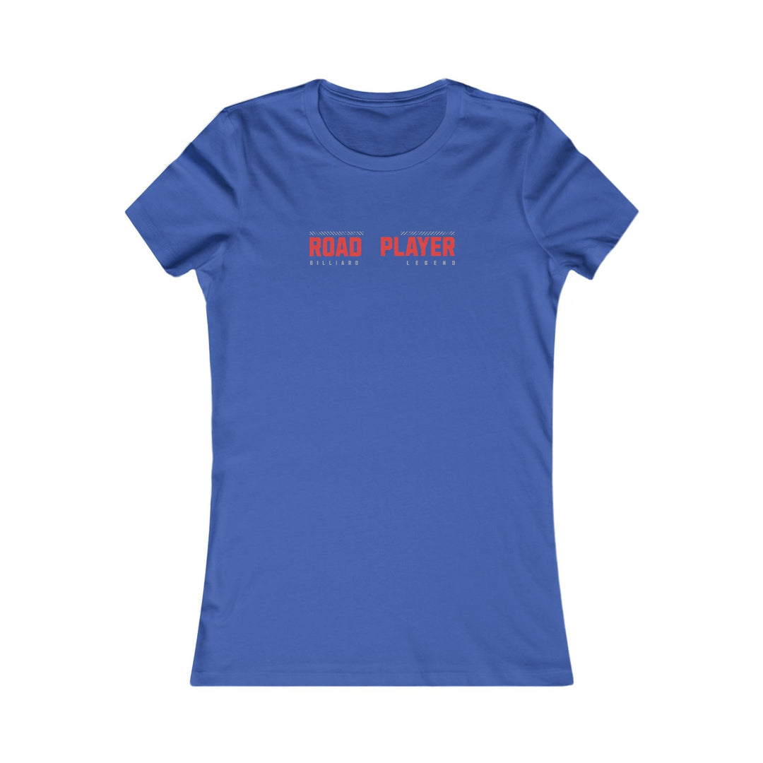 Road Player - Billiard Legend - Women's Fitted Tee - BFLY BILLIARDS