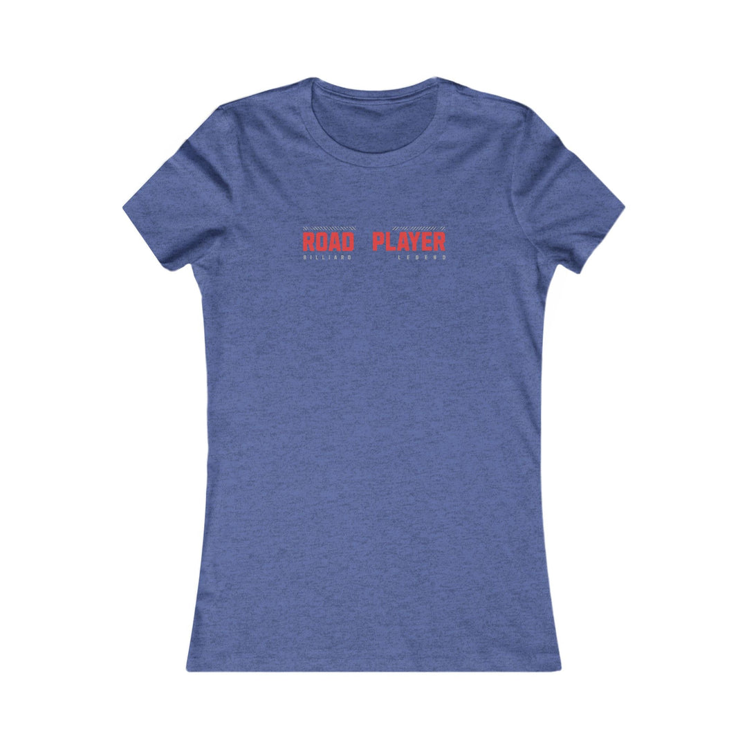 Road Player - Billiard Legend - Women's Fitted Tee - BFLY BILLIARDS