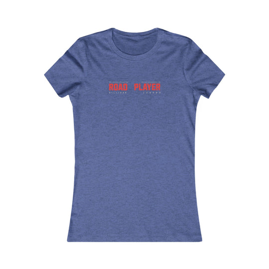 Road Player - Billiard Legend - Women's Fitted Tee - BFLY BILLIARDS