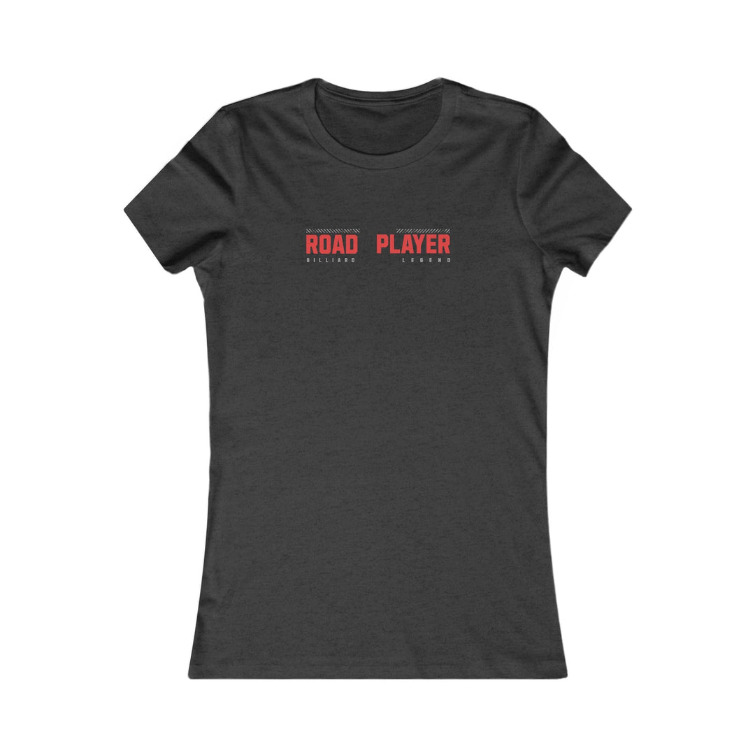 Road Player - Billiard Legend - Women's Fitted Tee - BFLY BILLIARDS