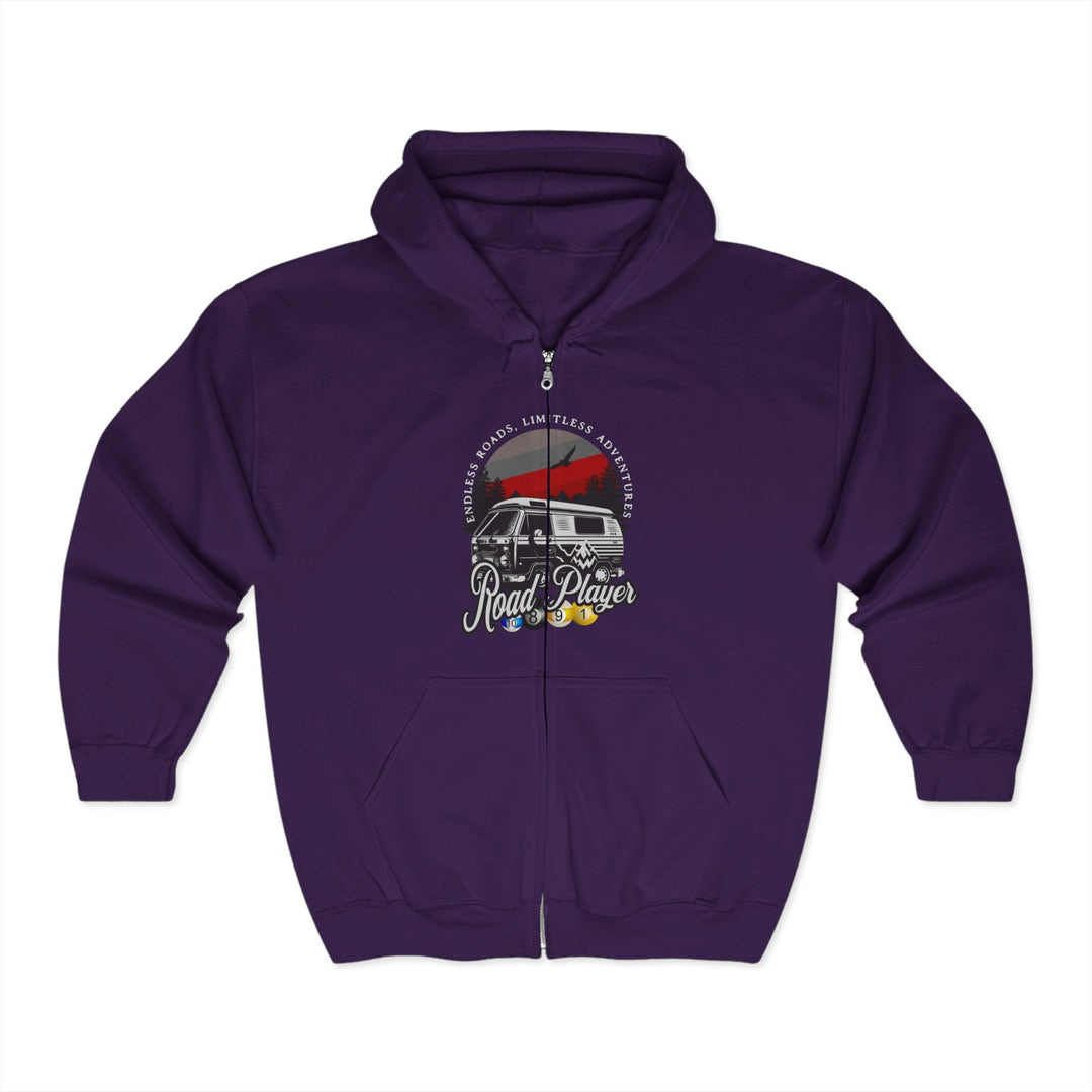Road Player - Limitless Adventures - Full Zip Hoodie - BFLY BILLIARDS