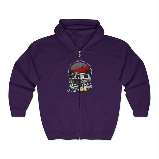 Road Player - Limitless Adventures - Full Zip Hoodie - BFLY BILLIARDS