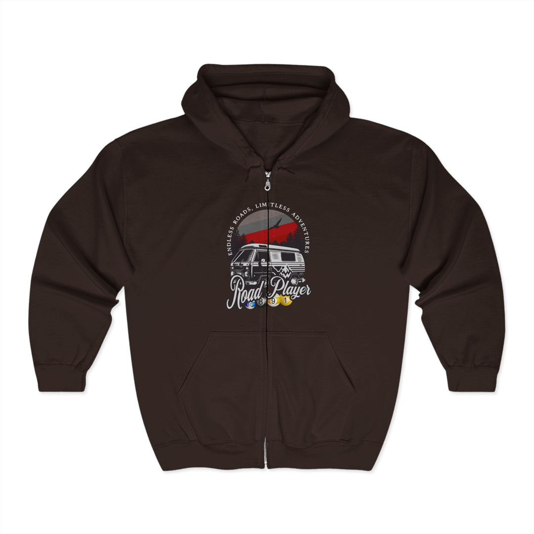 Road Player - Limitless Adventures - Full Zip Hoodie - BFLY BILLIARDS