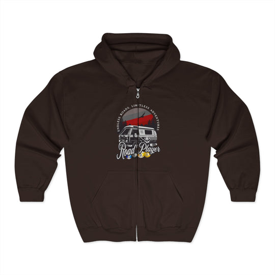 Road Player - Limitless Adventures - Full Zip Hoodie - BFLY BILLIARDS