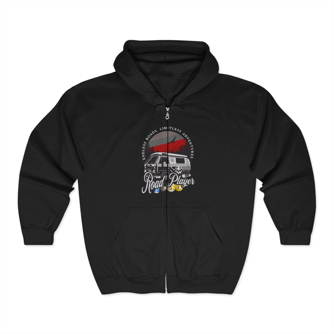Road Player - Limitless Adventures - Full Zip Hoodie - BFLY BILLIARDS