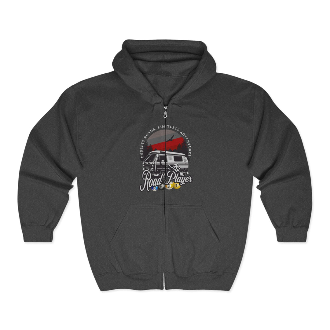 Road Player - Limitless Adventures - Full Zip Hoodie - BFLY BILLIARDS
