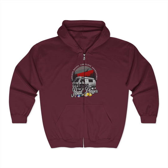 Road Player - Limitless Adventures - Full Zip Hoodie - BFLY BILLIARDS