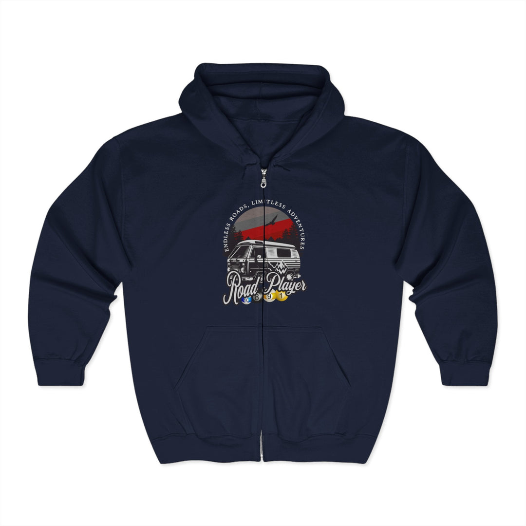 Road Player - Limitless Adventures - Full Zip Hoodie - BFLY BILLIARDS