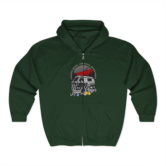 Road Player - Limitless Adventures - Full Zip Hoodie - BFLY BILLIARDS