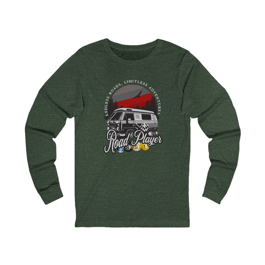 Road Player - Limitless Adventures - Unisex Long Sleeve Tee - BFLY BILLIARDS