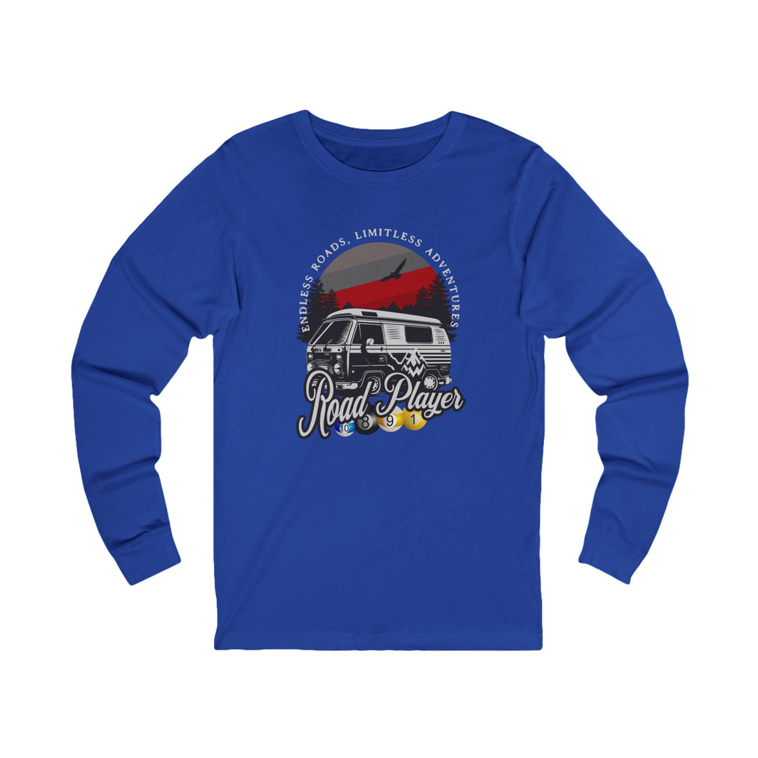 Road Player - Limitless Adventures - Unisex Long Sleeve Tee - BFLY BILLIARDS