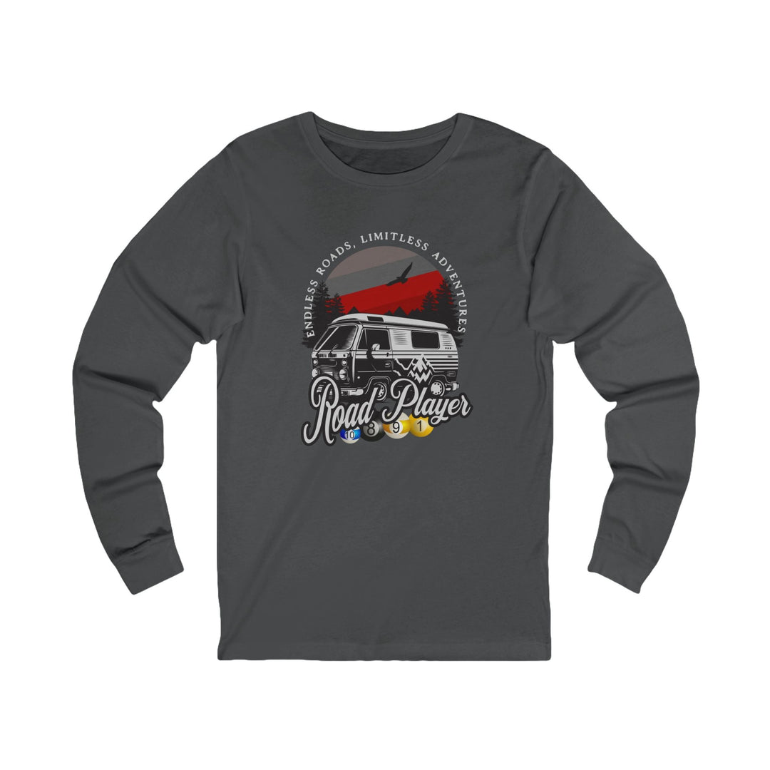 Road Player - Limitless Adventures - Unisex Long Sleeve Tee - BFLY BILLIARDS