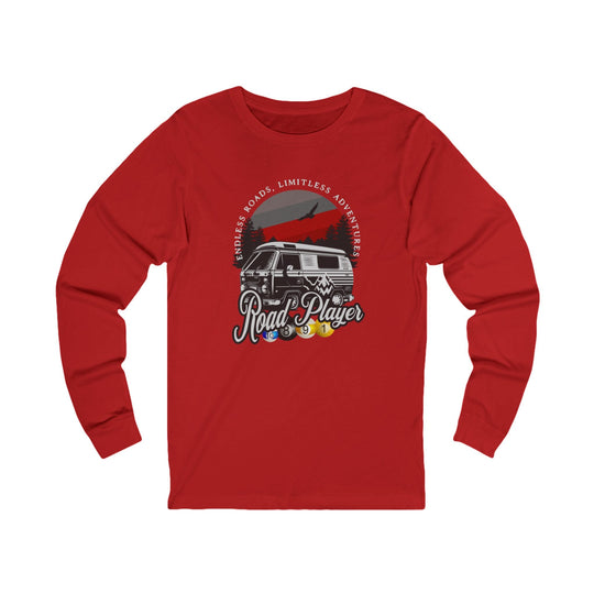 Road Player - Limitless Adventures - Unisex Long Sleeve Tee - BFLY BILLIARDS