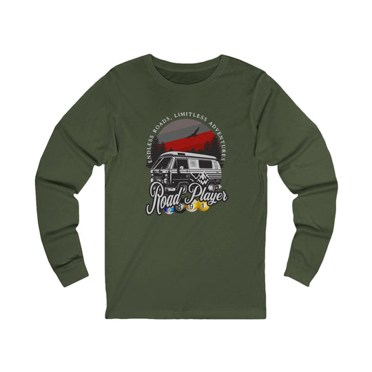 Road Player - Limitless Adventures - Unisex Long Sleeve Tee - BFLY BILLIARDS