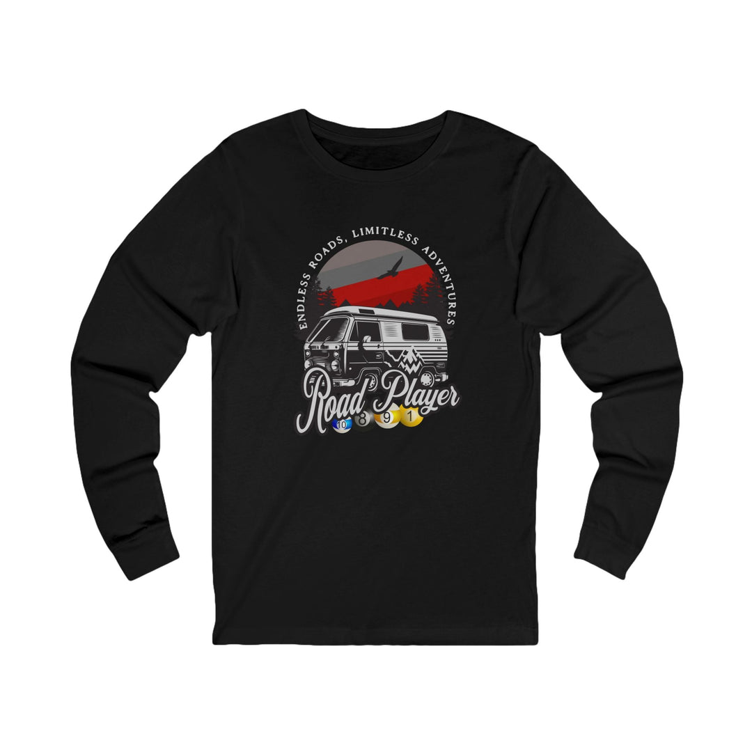 Road Player - Limitless Adventures - Unisex Long Sleeve Tee - BFLY BILLIARDS