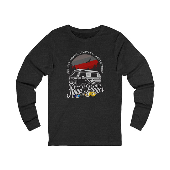 Road Player - Limitless Adventures - Unisex Long Sleeve Tee - BFLY BILLIARDS