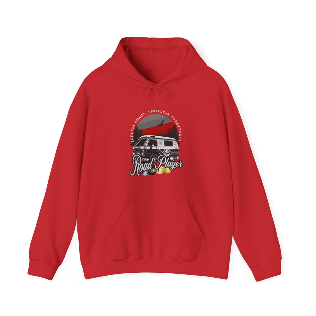 Road Player - Limitless Adventures - Unisex Pullover Hoodie - BFLY BILLIARDS