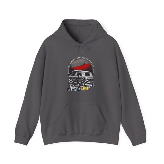 Road Player - Limitless Adventures - Unisex Pullover Hoodie - BFLY BILLIARDS