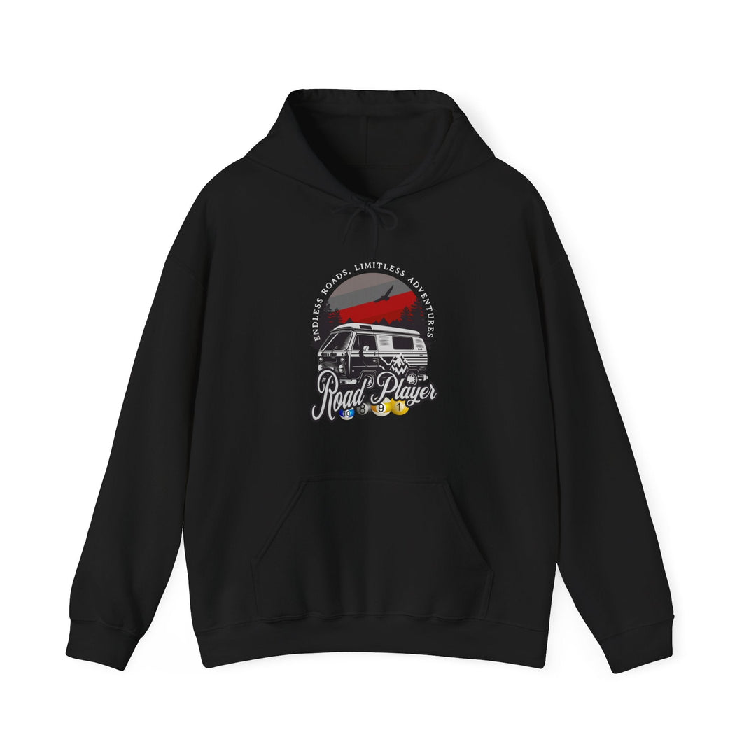 Road Player - Limitless Adventures - Unisex Pullover Hoodie - BFLY BILLIARDS
