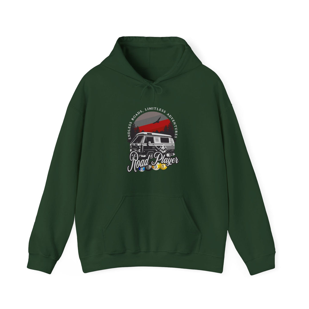 Road Player - Limitless Adventures - Unisex Pullover Hoodie - BFLY BILLIARDS