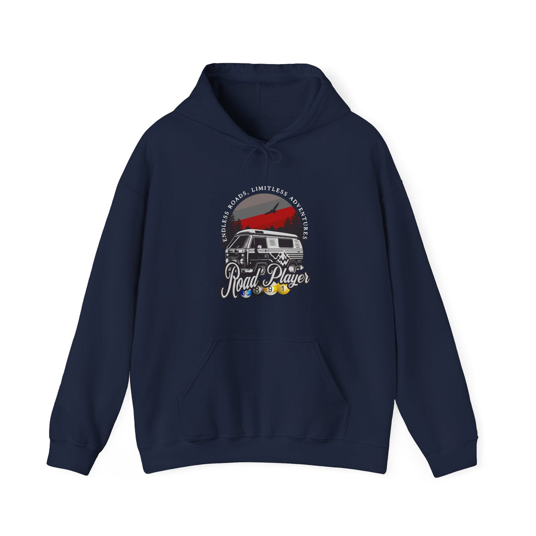 Road Player - Limitless Adventures - Unisex Pullover Hoodie - BFLY BILLIARDS